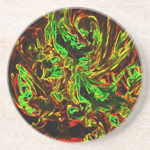 Mondfeuer Getränkeuntersetzer