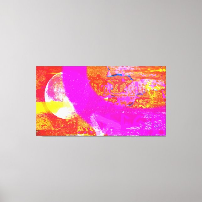 Mondfeuer Leinwanddruck (Vorderseite)