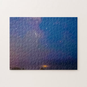 Mondfinsternis & Milchstraße Bandon Beach, Orego Puzzle