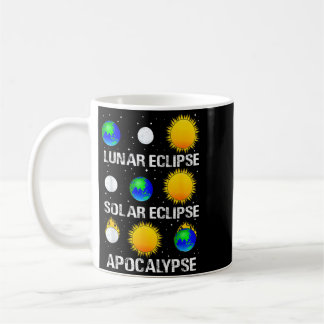 Mondfinsternis und Weltuntergang Lustige Wissensch Kaffeetasse