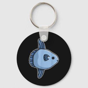 Mondfisch Gewöhnlicher Mondfisch - Mola Mola Fisch Schlüsselanhänger