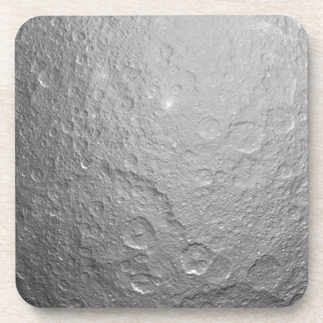 Mondfläche im Weltraum Untersetzer (Vorderseite)