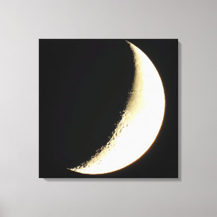 Mondfotografie Kunst Leinwanddruck