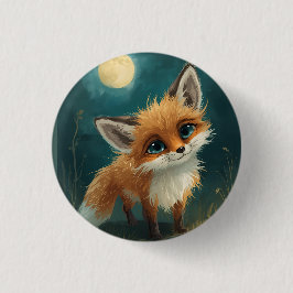 Mondfuchs, nächtlicher Wald  Button