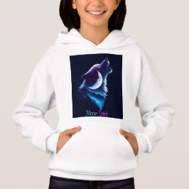 Mondgeist - Wolf- und Traumfänger-Design-Hoodie Hoodie