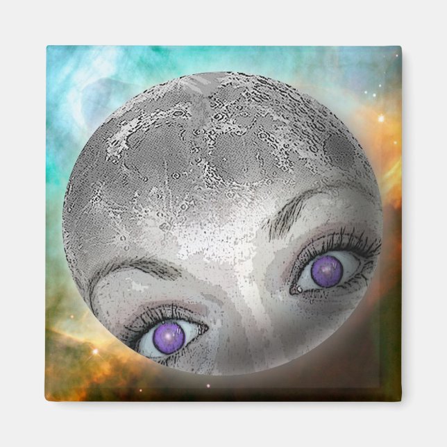 Mondgeister von gregory gallo magnet (Vorne)