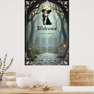 Mondgelübde – Ein süßer gotischer Hochzeitsmoment. Poster