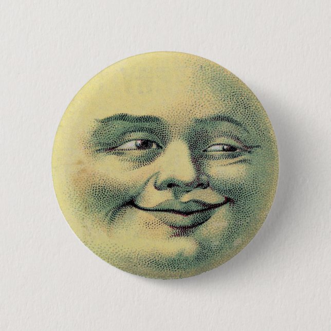 Mondgesicht Button (Vorderseite)