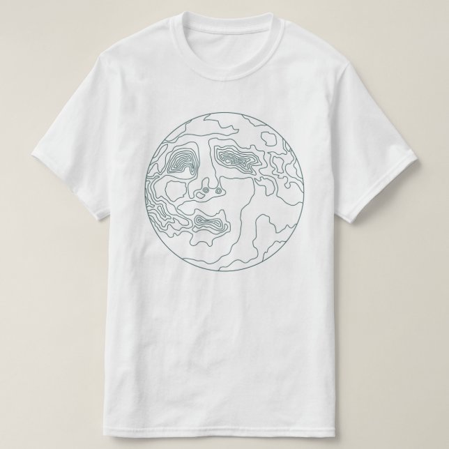Mondgesicht T-Shirt (Design vorne)