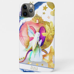 *~* Mondgold Glitzer Fairy Stars Burg Case-Mate iPhone Hülle