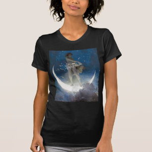 Mondgöttin in der Nacht, die Sterne verstreut T-Shirt