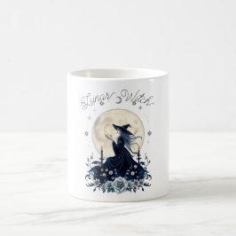 Mondhexen-Himmelsgrafik personalisiert Kaffeetasse