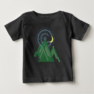 Mondhimmel im Gebirge Baby T-shirt