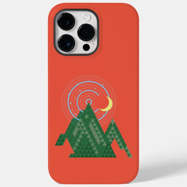 Mondhimmel im Gebirge Case-Mate iPhon iPhone Hülle (Rückseite)