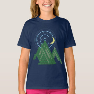 Mondhimmel im Gebirge T-Shirt