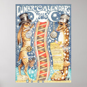 Mondkalender 2015 poster