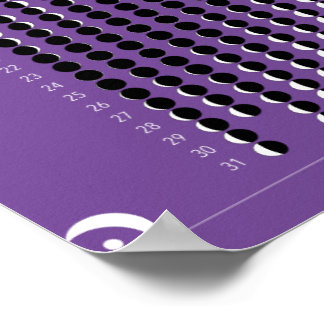 Mondkalender 2020 - Lila Poster