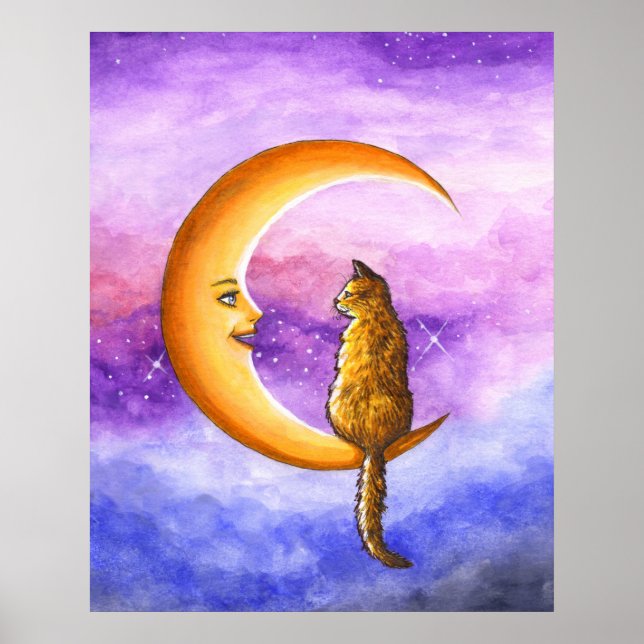 Mondkatze 673 poster (Vorne)