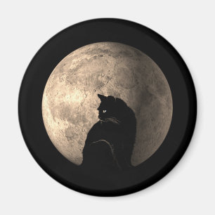 Mondkatze Magnet