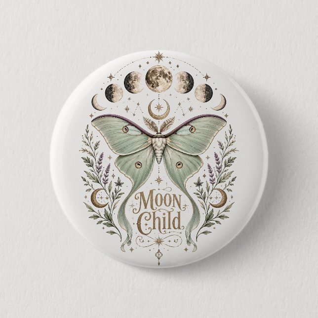 Mondkind Button (Vorderseite)