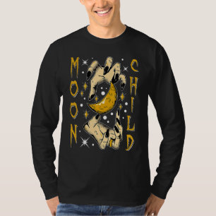 Mondkind Hexen Halloween Dicke Oberschenkel Hexen- T-Shirt