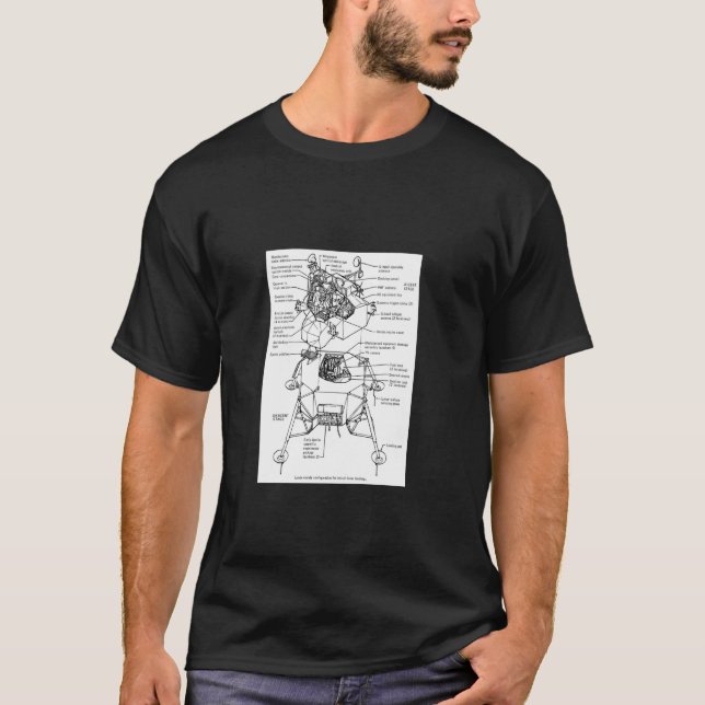 Mondlandefähre T-Shirt (Vorderseite)
