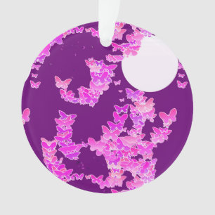 Mondlandschaft mit Schmetterlingen - Orchideen, Am Ornament