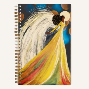 Mondlicht-Angel-Spiral-Notebook (5.5 x 8.5) Notizbuch