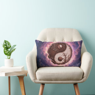 Mondlicht Balance – Yin Yang des ewigen Lichts.  Lendenkissen
