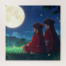 Mondlicht-Begleiter-Jigsaw-Puzzle Puzzle