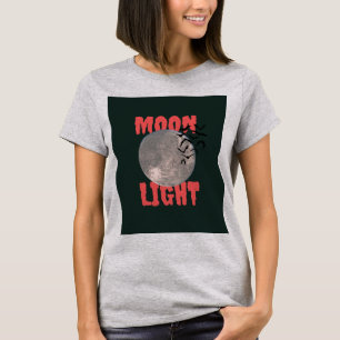 Mondlicht-Design T-Shirt