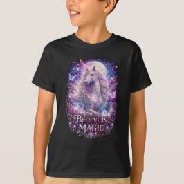 Mondlicht Einhorn-Träume T-Shirt