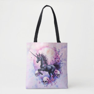 Mondlicht Einhorn unter vergessenen Rosen,