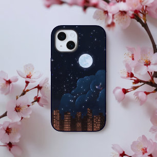Mondlicht, Empire State Night Sky iPhone 14 Hüll Case-Mate iPhone 14 Hülle