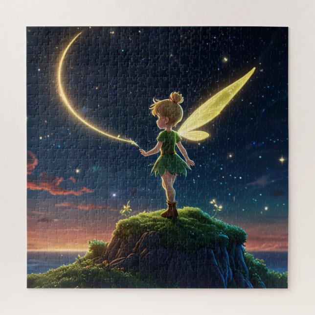 Mondlicht-Feenzauber-Puzzle Puzzle (Vertikal)
