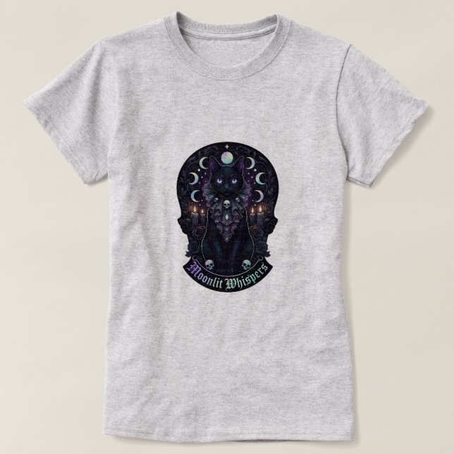 Mondlicht-Geflüster T-Shirt (Design vorne)
