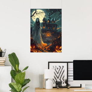 Mondlicht-Geisterbeschwörung – Gespenst des heimge Poster