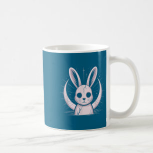 Mondlicht-Häschen Nge Alt Kaninchen Horror Hexe Mo Kaffeetasse
