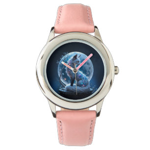 Mondlicht-Kristallfuchs – Wächter der stillen Träu Armbanduhr