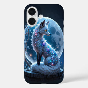Mondlicht-Kristallfuchs – Wächter der stillen Träu iPhone 16 Hülle