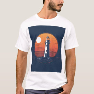 Mondlicht-Leuchtturm Serenität. T-Shirt