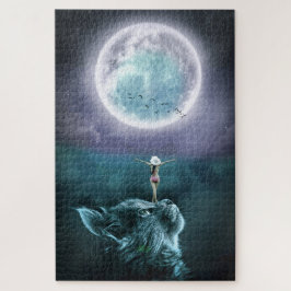 Mondlicht-Liebe Puzzle