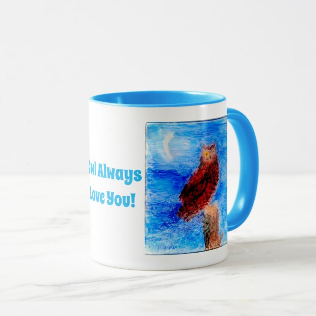 Mondlicht-Liebe Tasse (VorderseiteRechts)