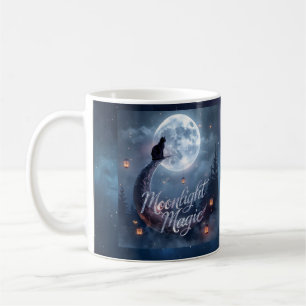 Mondlicht-Magie – Verzaubertes Halloween-Tassendes Kaffeetasse