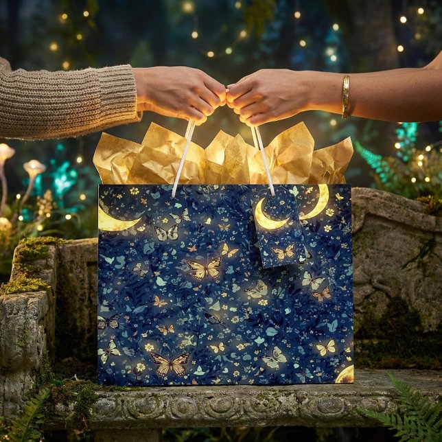Mondlicht Magischer Mond Große Geschenktüte (Von Creator hochgeladen)