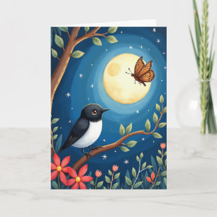 Mondlicht-Mutter-Illustrationskarte Karte