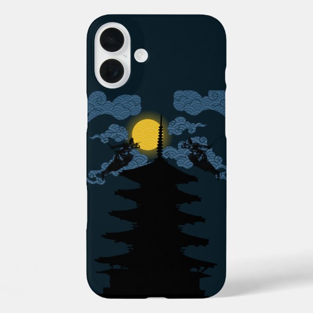 Mondlicht-Ninja-Handyhülle Case-Mate iPhone Hülle (Rückseite)