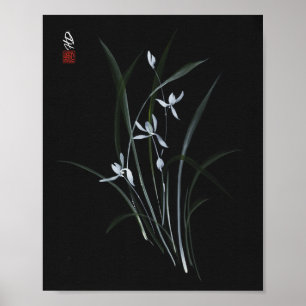 Mondlicht-Orchidee Poster