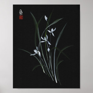 Mondlicht-Orchidee Poster