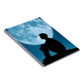 Mondlicht-Reflektionen-Notizbuch Notizblock